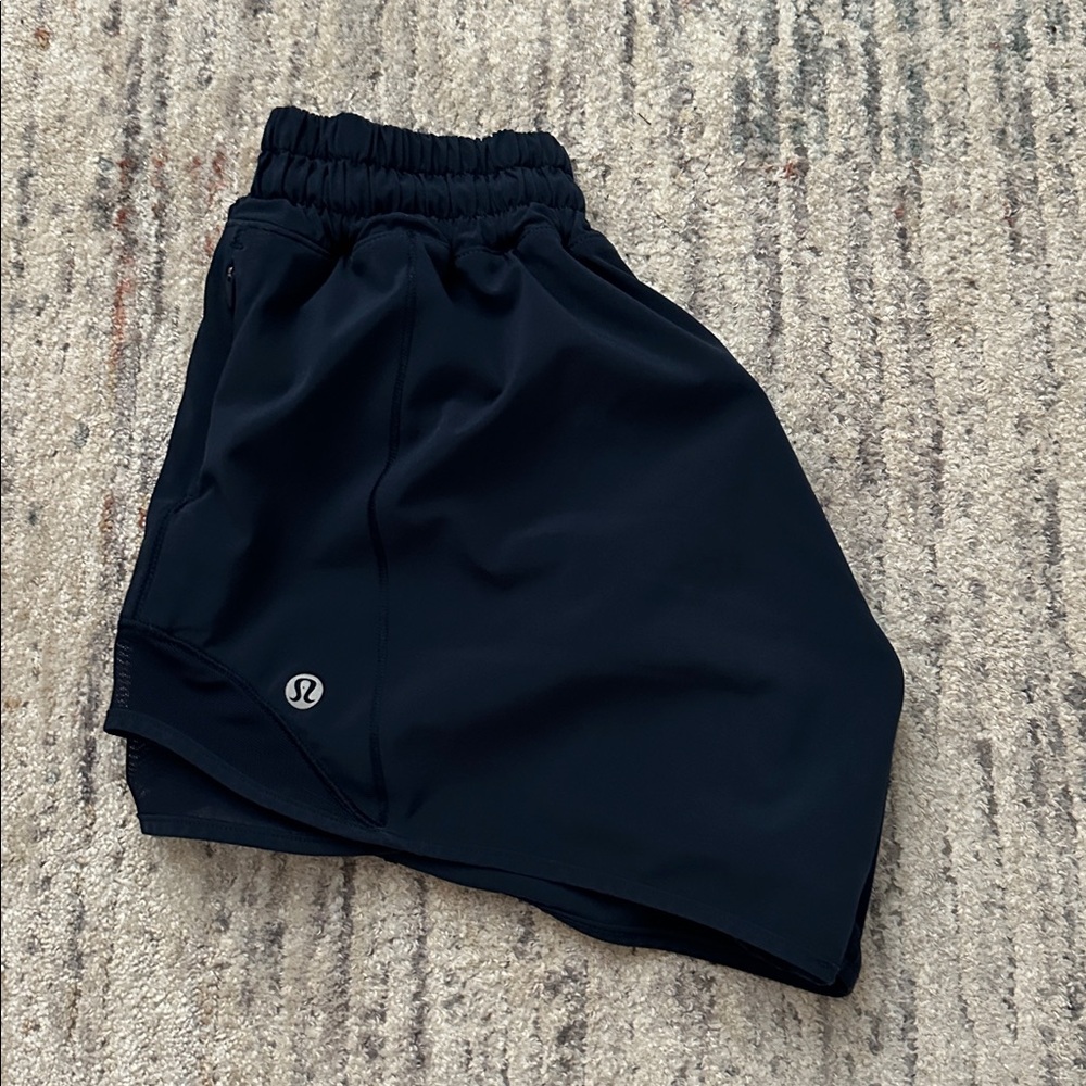 Navy Lululemon shorts - Picture 2 of 2